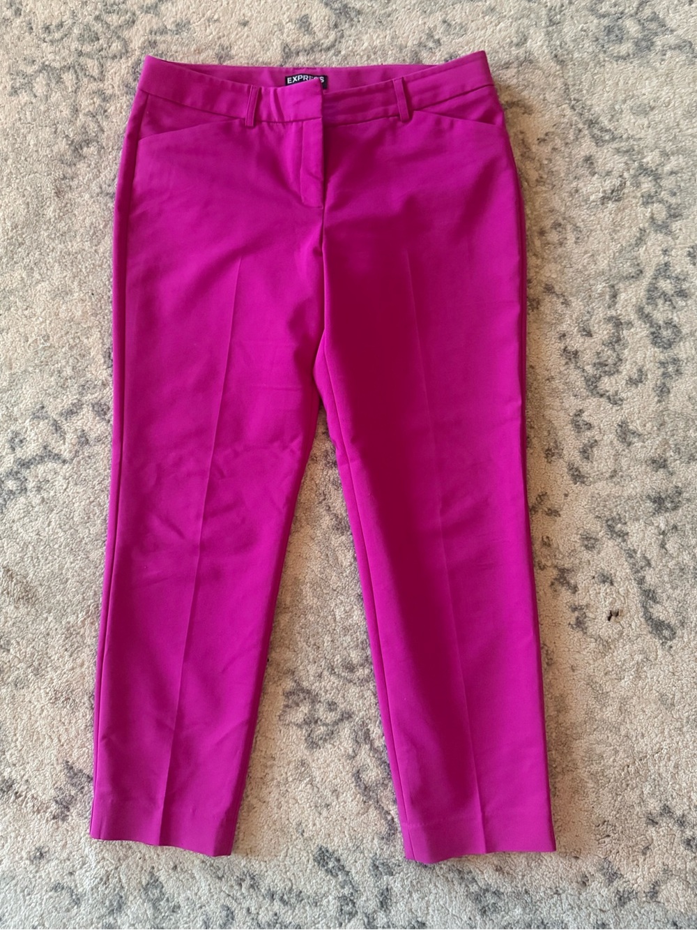 Express Editor Magenta Pink Trouser Pants Size 10